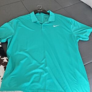 Nike Men's Aqua Polo Shirt